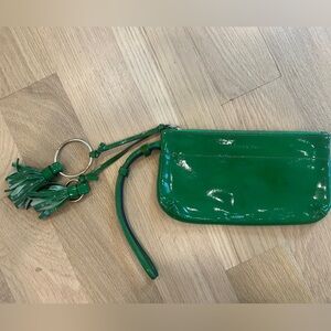 Sequoia Green Wristlet Clutch